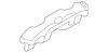Splash Guards Rear - K23 - Brilliant Silver Metallic - Nissan (T99J2-4RA3B)