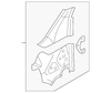 Seat Adjuster Shield, Driver - Mopar (YM291D5AA)