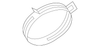 Engine Air Duct Clamp - Porsche (N-024-518-4)