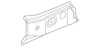 Neutral 3rd Row Center Seat Belt - GM (88940137)