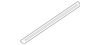 Mirror Replacement Glass, Left - Mopar (68617648AA)