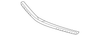 Primed Front Driver Side Wheel Opening Molding - GM (84413892)