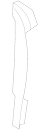Fender To Door Weatherstrip, Right - Mopar (68039978AB)