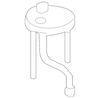 Parking Brake Cable Bracket - GM (97249730)