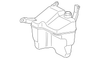 Light Gray Rear Seat Head Restraint Cover - GM (89042386)