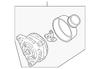 Center Belt Assembly - BMW (72-11-8-076-383)
