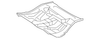 Primed Driver Side Door Mirror without Cover - GM (87847718)