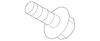 Hold Down Strap Bolt - Porsche (N-107-371-01)