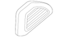 Grille, Rad Lower - GM (15078156)