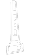 Transmitter Key - Mopar (68296989CA)