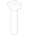 Front Side Door Lock Cylinder Rod - GM (95983118)