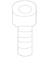 Drive Motor Inverter Coolant Line Bolt - Porsche (N-104-514-05)