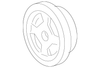 17 X 8.5 Inch Pintler Silver Classic 5 Spoke - Mopar (P5155981AB)