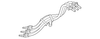 Very Light Platinum Rear Driver Side Door Trim - GM (84011656)
