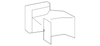 Light Neutral Front Seat Back-Upper Cover - GM (84107667)