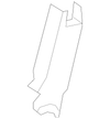 Rear Seat Complete, Left - Mopar (YN411J3AE)