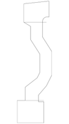 Front Suspension Strut, Left - Mopar (68627790AA)