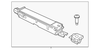 Clutch Flywheel Bolt - Ford (E9DZ-6345-A)