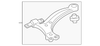 Driver Side Rear Compartment Floor Panel Rear Rail - GM (15083534)