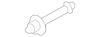Gray Front Seat Head Restraint Guide - Buick (89043635)