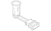 Exterior Door Handle, Right - Mopar (XU80GW7AG)