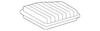 Splash Guards - Rear Set --- - Primered - Nissan (T99J2-9ES0B)