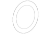 Engine Coolant Pipe O-Ring - Porsche (WHT-005-190)