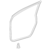 Jet Black Instrument Panel Steering Column Lower Trim Cover - GM (84383341)